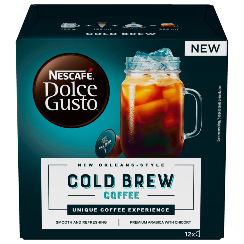 Nescafé Dolce Gusto Cold Brew Coffee 116,4g, 12 Kapseln